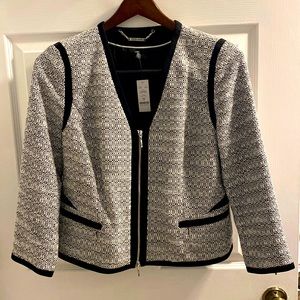WHBM tweed size 10 jacket 3/4 sleeve lined  worn once